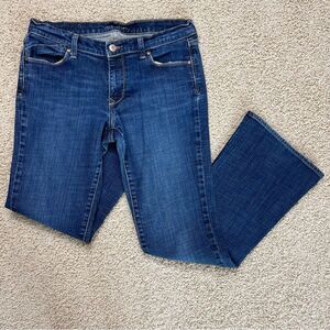OLD NAVY The Flirt Flare Mid Rise Jeans Denim Medium Wash Blue Size 8